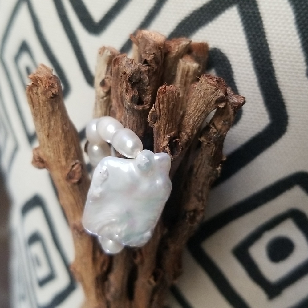 Natural Pearl Ring - Picture 3 of 10